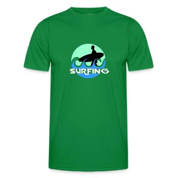Surf - T-shirt sport Homme - vert - Devant - AI Model Male 178 dark (178cm)