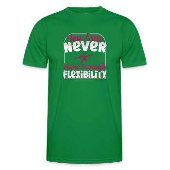 Aerial Silks Design Für Eine Luftakrobatin - Männer Funktions-T-Shirt - Kelly Green - Vorne - AI Model Male 178 dark (178cm)