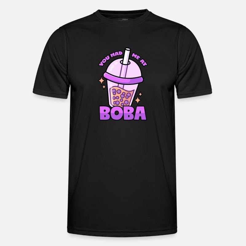Boba: Thé à bulles T-shirt sport Homme