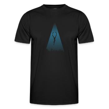 Les plongeurs plongent profondément - T-shirt sport Homme - noir - Devant - AI Model Male 178 dark (178cm)