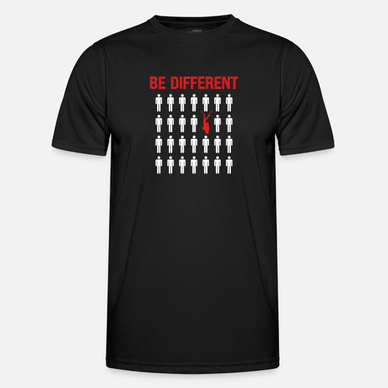 Divers are different - Men's Functional T-Shirt - black