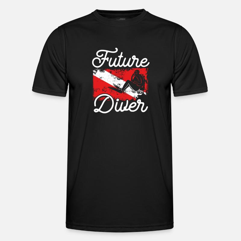 Future diver - Men's Functional T-Shirt - black