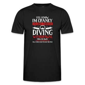 Ja, Ich Weiß, Ich Bin Launisch - Männer Funktions-T-Shirt - Schwarz - Vorne - AI Model Male 178 dark (178cm)