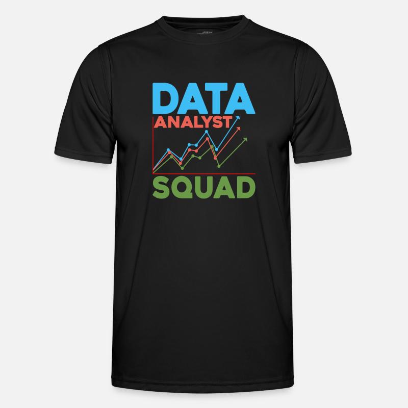 Data Analyst Squad 5 - Men's Functional T-Shirt - black