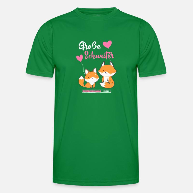 Große Schwester Lädt Männer Funktions-T-Shirt