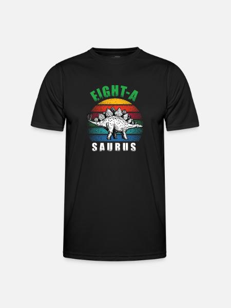 Eight-A Saurus - Men's Functional T-Shirt - black