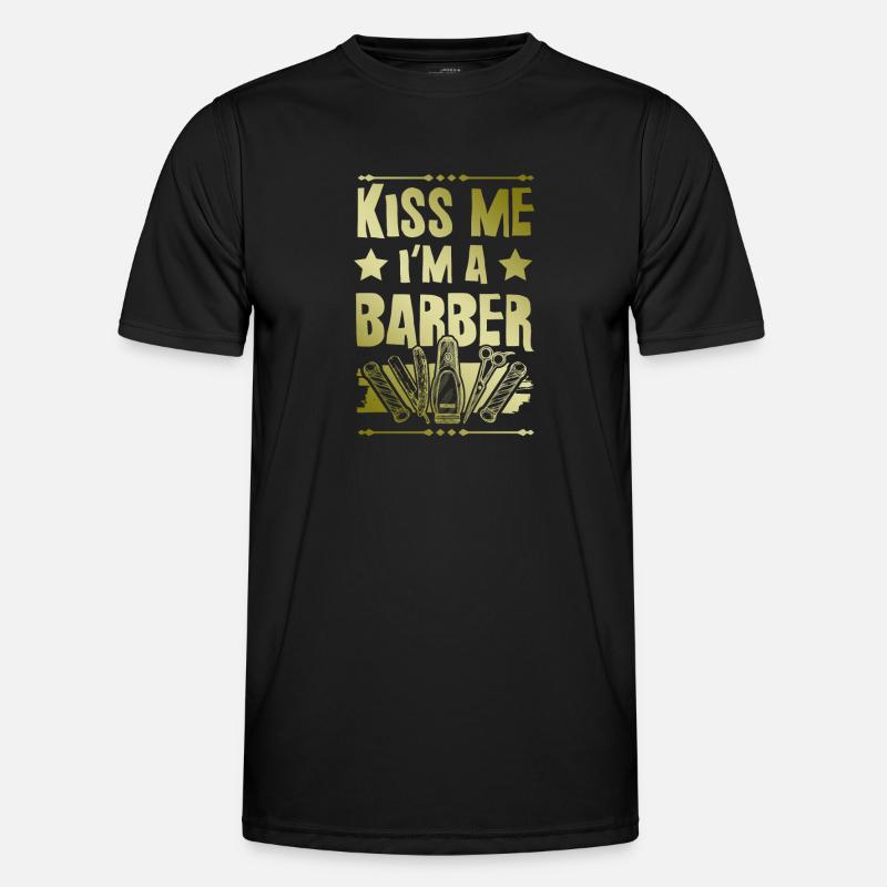 Embrasse-moi Barbier T-shirt sport Homme