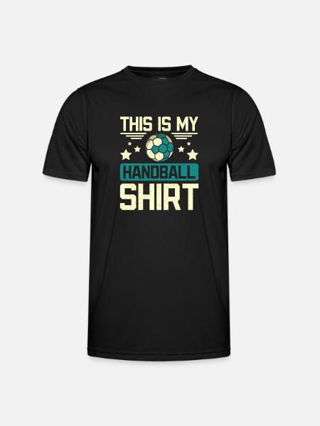 This is my handball - Men's Functional T-Shirt - black