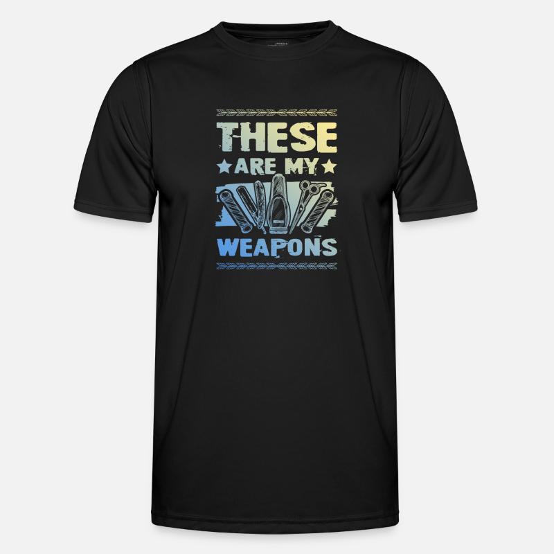 Armes de barbier T-shirt sport Homme