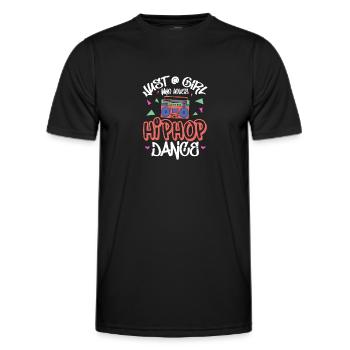 Hip Hop Rap Music Rapper Hiphop Gift - T-shirt sport Homme - noir - Devant - AI Model Male 178 dark (178cm)