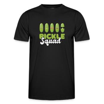 Pickle Squad - T-shirt sport Homme - noir - Devant - AI Model Male 178 dark (178cm)