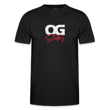 Hip Hop - Männer Funktions-T-Shirt - Schwarz - Vorne - AI Model Male 178 dark (178cm)