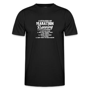 Courir - T-shirt sport Homme - noir - Devant - AI Model Male 178 dark (178cm)