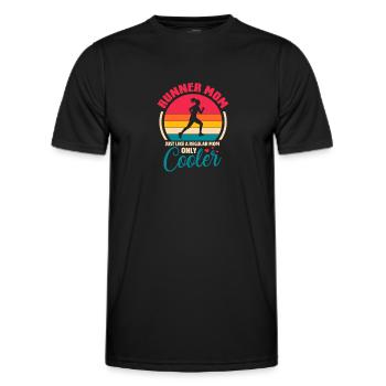 Courir - T-shirt sport Homme - noir - Devant - AI Model Male 178 dark (178cm)