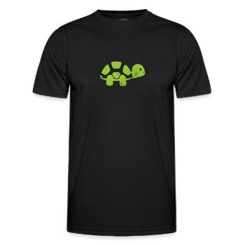 Turtle - Men's Functional T-Shirt - black - Front - AI Model Male 178 dark (178cm)