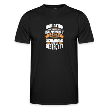 Cancer Maladie Maladie Combattre Cadeau - T-shirt sport Homme - noir - Devant - AI Model Male 178 dark (178cm)