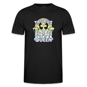 Taurus Queen - Men's Functional T-Shirt - black - Front - AI Model Male 178 dark (178cm)