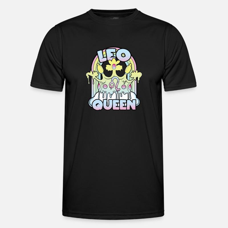 Lion Queen - Men's Functional T-Shirt - black