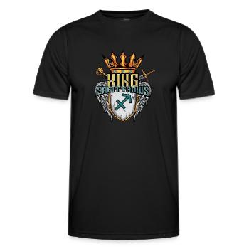 Schütze Sternzeichen - Männer Funktions-T-Shirt - Schwarz - Vorne - AI Model Male 178 dark (178cm)