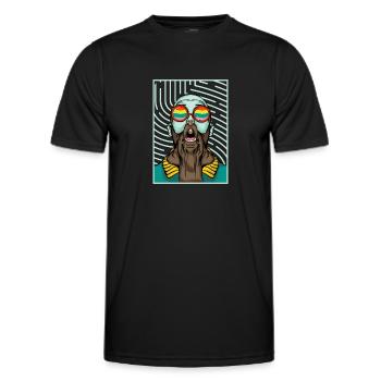 Gay pride - Men's Functional T-Shirt - black - Front - AI Model Male 178 dark (178cm)