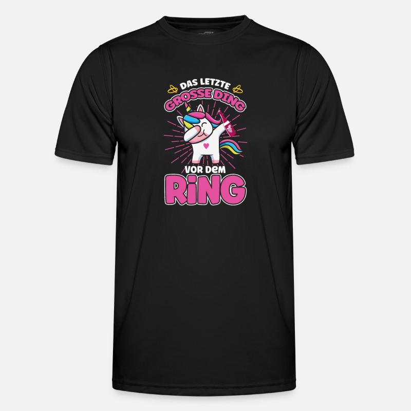 Das letzte Grosse Ding Vor dem Ring Einhorn Jga Männer Funktions-T-Shirt