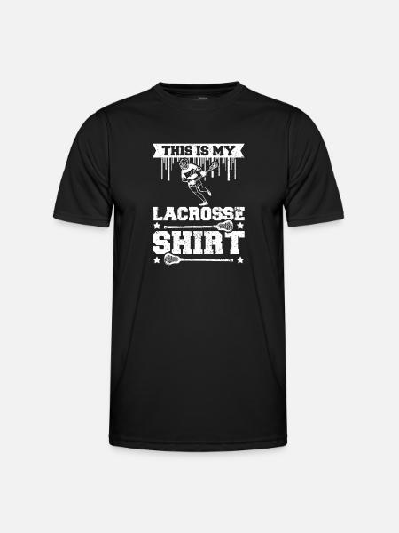 This is my Lacrosse - Men's Functional T-Shirt - black