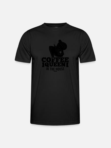 Breakfast coffee for mom - Men's Functional T-Shirt - black