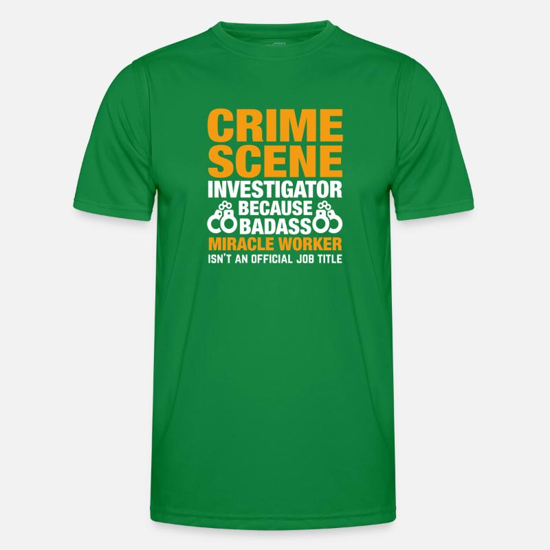 Forensic evidence - Kripo Polizei Forensics Men's Functional T-Shirt
