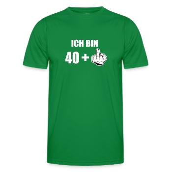 41 Geburtstag - Männer Funktions-T-Shirt - Kelly Green - Vorne - AI Model Male 178 dark (178cm)