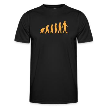 Soccer Player Soccer Lover - Soccer Evolution - Männer Funktions-T-Shirt - Schwarz - Vorne - AI Model Male 178 dark (178cm)