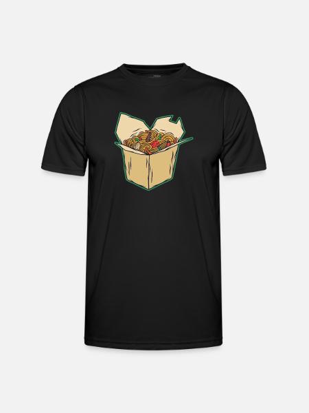 Asia Noodles - Men's Functional T-Shirt - black