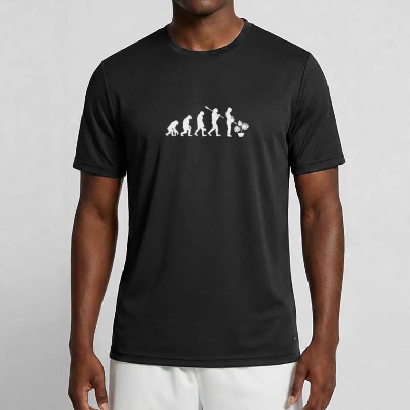 Monstera Evolution Pflanze Gärtner Männer Funktions-T-Shirt