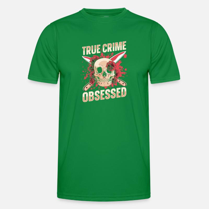 True Crime obsédé T-shirt sport Homme