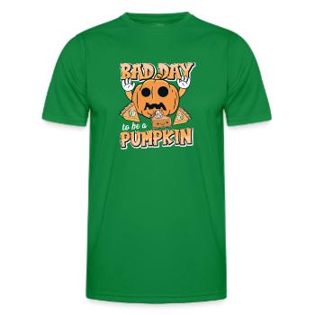 Its A Bad Day To Be A Pumpkin - Männer Funktions-T-Shirt - Kelly Green - Vorne - AI Model Male 178 dark (178cm)