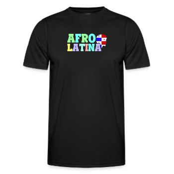Afro Latina Panama Latinas Amérique latine - T-shirt sport Homme - noir - Devant - AI Model Male 178 dark (178cm)