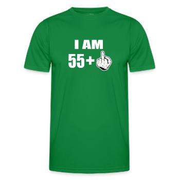 56 Geburtstag - Männer Funktions-T-Shirt - Kelly Green - Vorne - AI Model Male 178 dark (178cm)