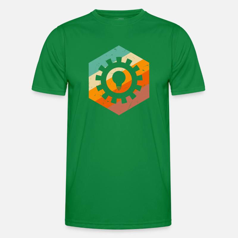 Mechanical Engineer - Retro Engineering Gear Engin Men's Functional T-Shirt