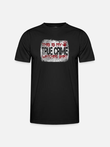 True Crime Junkie - Men's Functional T-Shirt - black