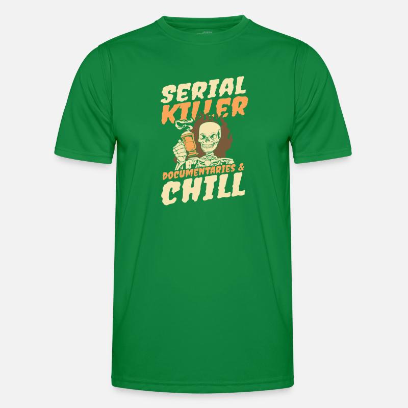 Serial Killer Documentaties et Chill T-shirt sport Homme