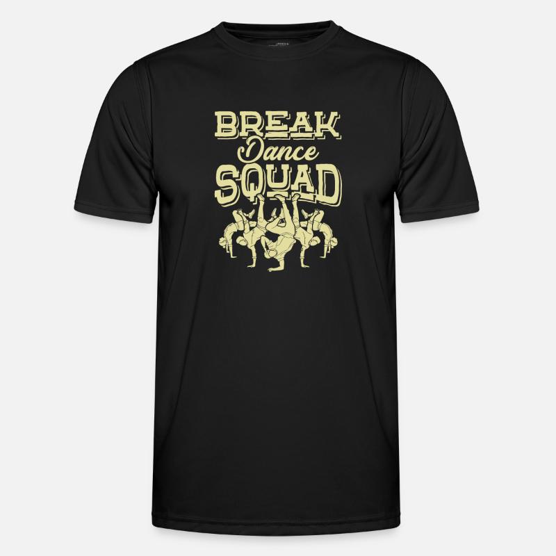 breakdance squad - Men's Functional T-Shirt - black