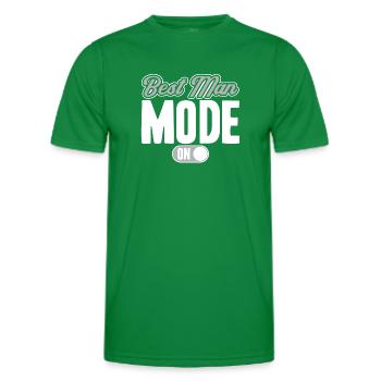 Best Man Fashion On - Men's Functional T-Shirt - kelly green - Front - AI Model Male 178 dark (178cm)