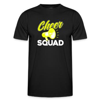 Cheer Squad - Männer Funktions-T-Shirt - Schwarz - Vorne - AI Model Male 178 dark (178cm)