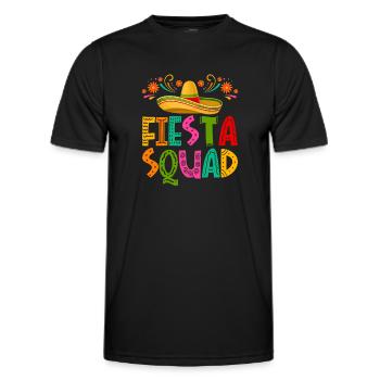 Équipe Cinco De Mayo Fiesta - T-shirt sport Homme - noir - Devant - AI Model Male 178 dark (178cm)