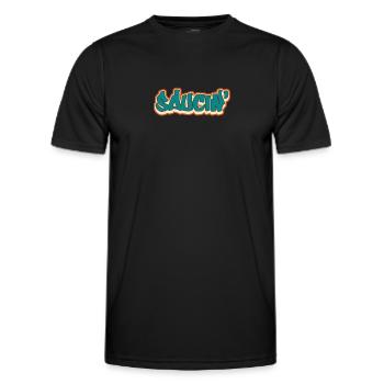 Hip Hop Rap Music Rapper Hiphop Gift - T-shirt sport Homme - noir - Devant - AI Model Male 178 dark (178cm)
