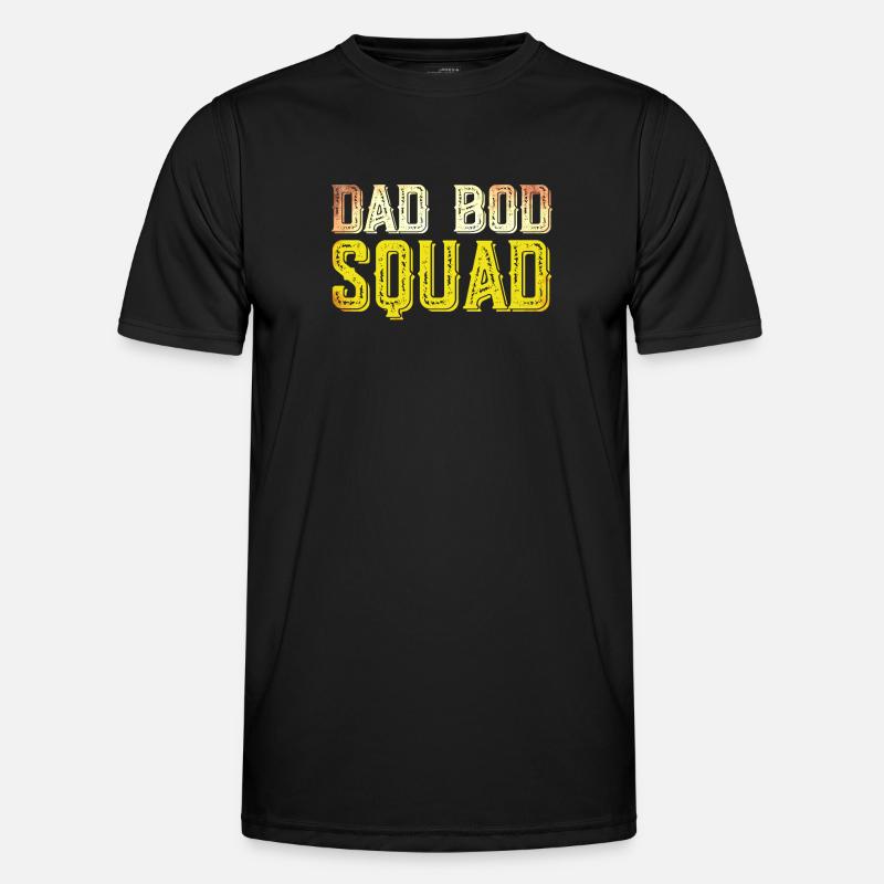 Dad Bod Squad - Men's Functional T-Shirt - black