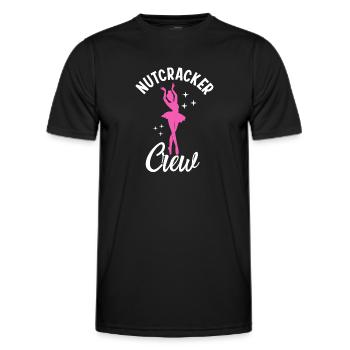 Équipage de Casse-Noisette - T-shirt sport Homme - noir - Devant - AI Model Male 178 dark (178cm)