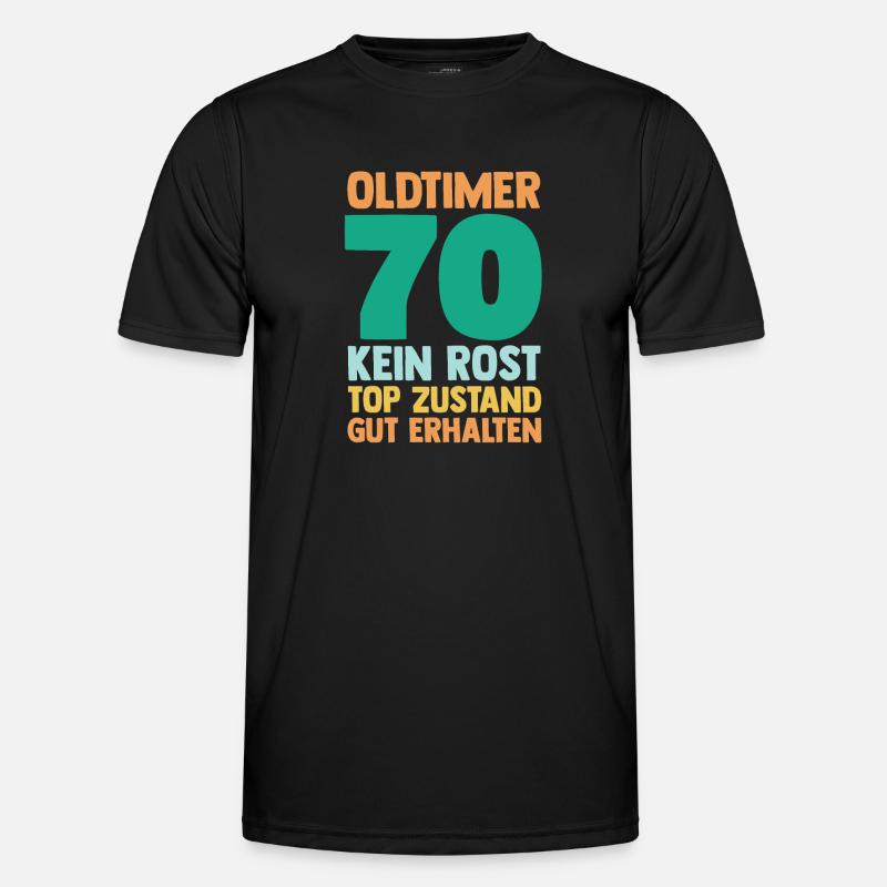 Siebzig 70 Jahre Siebzigster Geburtstag Männer Funktions-T-Shirt
