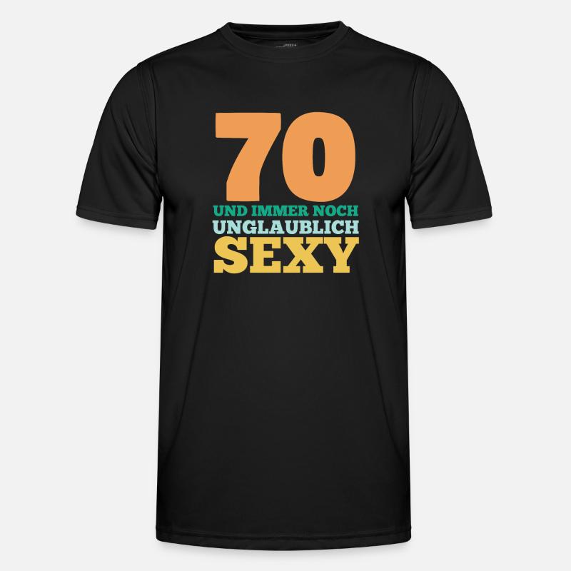 Siebzig 70 Jahre Siebzigster Geburtstag Männer Funktions-T-Shirt