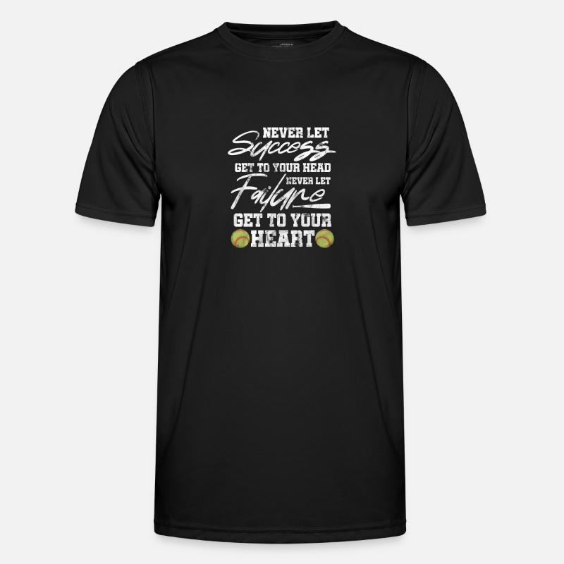 Softball - Men's Functional T-Shirt - black