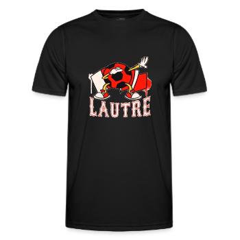 Lautre Lautern Kaiserslautern Pfalz Pfälzisch Fan - Men's Functional T-Shirt - black - Front - AI Model Male 178 dark (178cm)